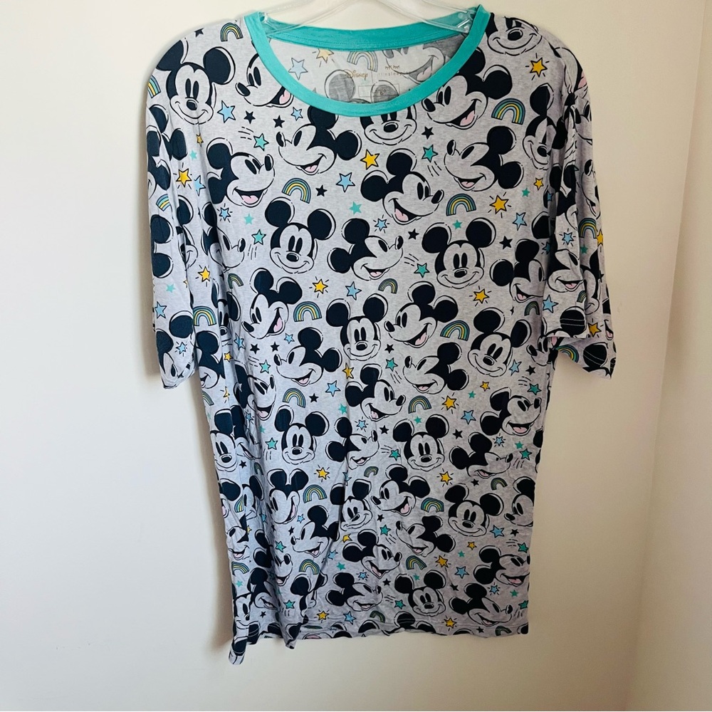 Little Sleepies Men's Short Sleeve Pajama Top Mickey Forever Size Large T-shirt